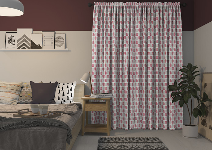 Alfresco, Pomegranate - Made to Measure Curtains - Image 7